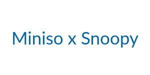 Miniso x Snoopy logo